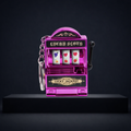 Pink Miniature Slot Machine