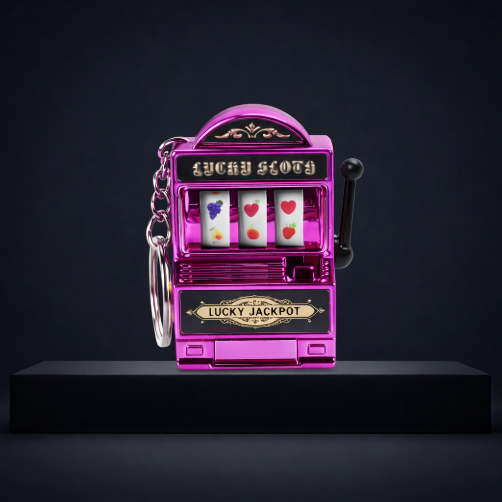 Pink Miniature Slot Machine