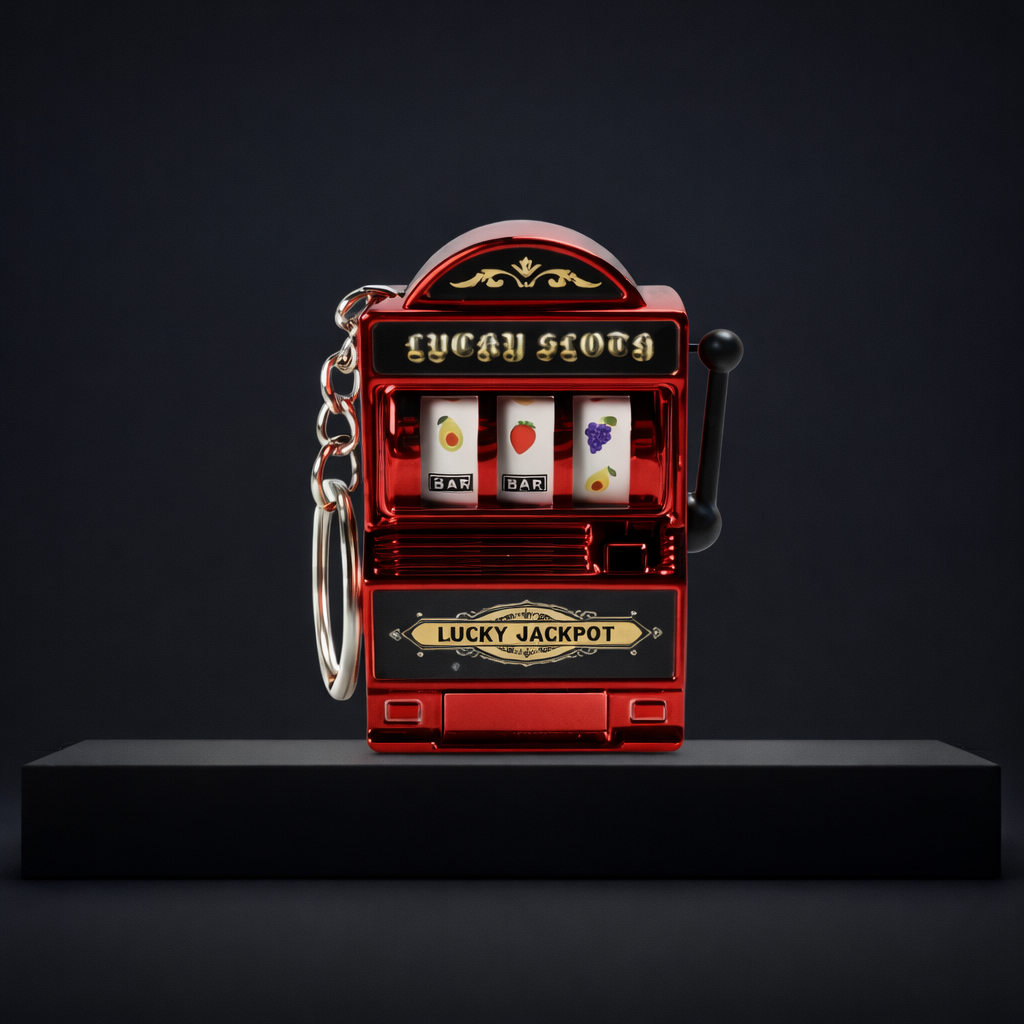 Red Miniature Slot Machine